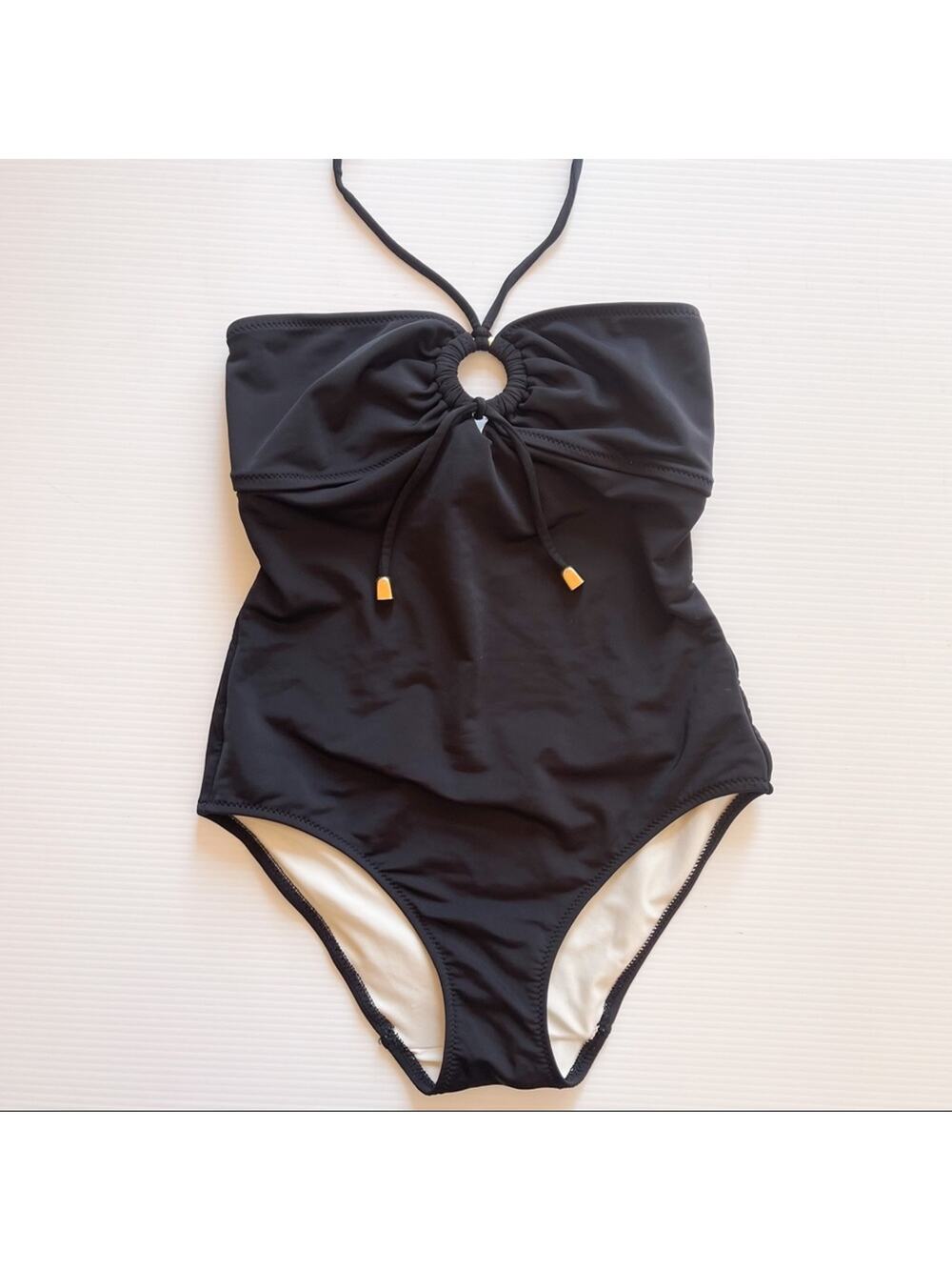 Eberjey | Black One Piece Halter Solid swimsuit